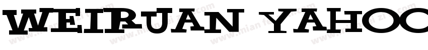 weiruan yahoo字体转换